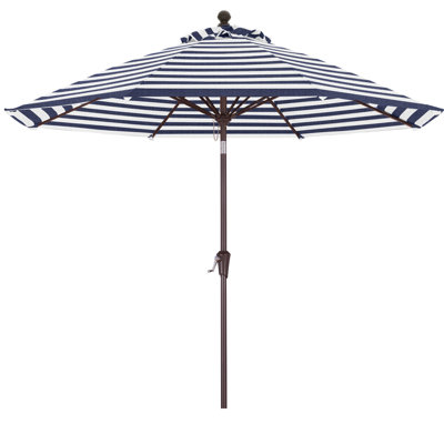 9’ Olefin Market Umbrella with Tilt and Crank Lift