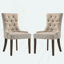 Chaise parsons capitonnée en tissu -137352169-153198164-153198165