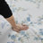 100% Egyptian Cotton Fitted Sheet Set, 4pcs 800 Thread Count Luxury Blue Watercolor Floral Bedding Set, For Bedroom Guest Room Student Dorm All Seasons-128817912