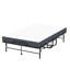 Spacious 75"x46" Portable Twin Cot With 5" Memory Foam, 450lbs Capacity, For Camping And Office Extra Long & Wide Bed Suitable Guests At Home