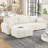 Jadier 110" Modular Boneless Sectional Sofa-728586906