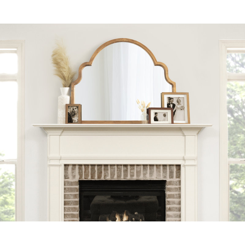 Westin Wood Mirror, 30" x 36", Rustic Brown