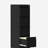 4 Drawer Metal Locking Vertical File Cabinet on Wheels-813361496