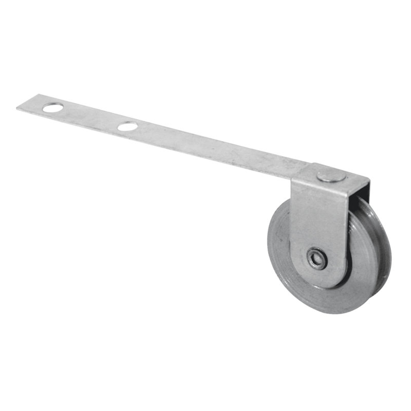Prime-Line Screen door Roller, 3-1/4 in. Flat Tension Spring, Stainless Roller