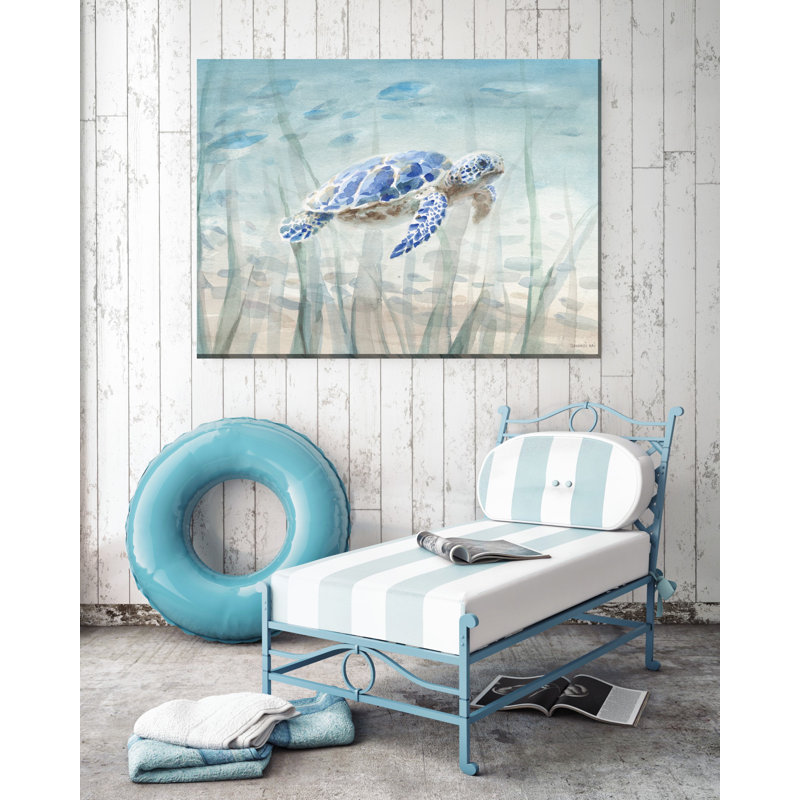 Art mural sur toile sous l'eau