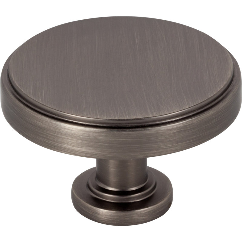 Richard Round Knob, Brushed Pewter, 1 3/4"