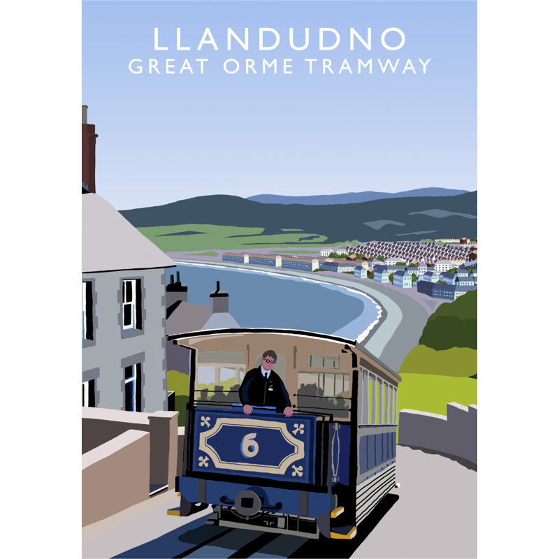 Llandudno 2 by Richard O'Neil - Print, No Frame, 50 cm H x 40 cm W x 1 cm D