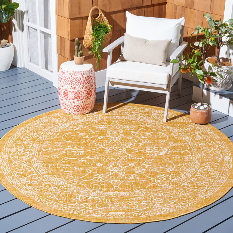 Cyrina Performance Oriental Indoor/Outdoor Area Rug
