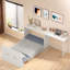 Lit escamotable avec bureau à position réglable et coussin pliable-66796760