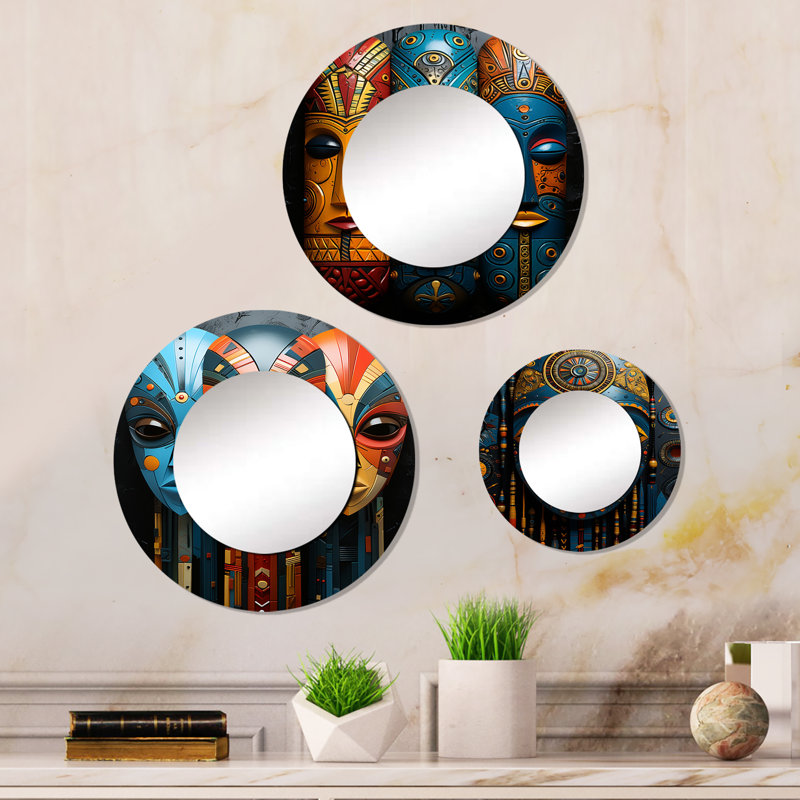Lolar Metal Round Mirror