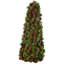 Mini Pinecone And Frosted Wild Berries Christmas Cone Tree - 15"