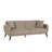Lelana Twin 78.75 Polyester Tufted Sofa-606691626