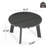 Roseann 31.5" All-Weather HDPE Round Patio Coffee Table-638098084