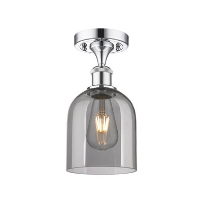 Ballston - Allysson - 1 Light 6" Semi-Flush Mount - Seedy Shade