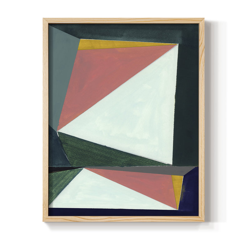 Chop I Framed Print - Solid Wood