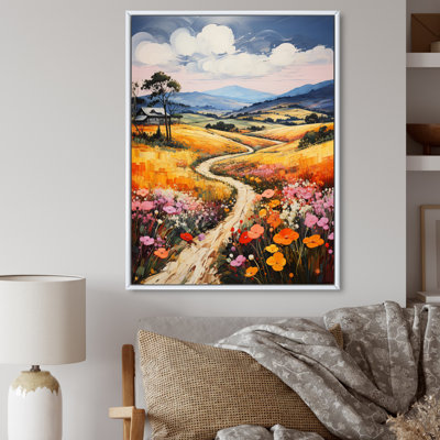 Balan Farm Summer Fauvist Field I, reproduction d'art sur toile