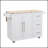 Versatile Kitchen Island with Spice Rack, Towel Rack, and Extensible for Enhanced Functionality