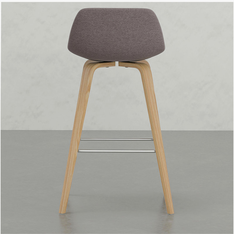 Tabouret de bar Harvard (ensemble de 2 pièces), Gris foncé