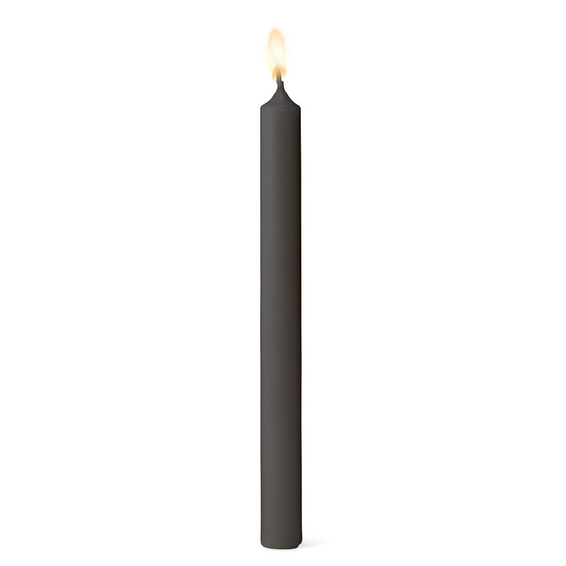 Pièce 4 chandelles droites non parfumées, Gris
