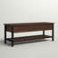Banc de rangement à plateau rabattable avec tablette inférieure Raland-1160117307