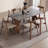 Minimalist table and chair combination-102031417