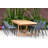 Anautica Rectangular 10 - Person 118'' Outdoor Furniture Dining Set-79519860-87417300