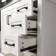 Grazio 36" Modern Single Bathroom Vanity with Ceramic Sink Top, Faucet, Eco-friendly Hand Paint, Assembly Required