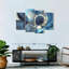 Avery gris et bleu abstrait-106046508