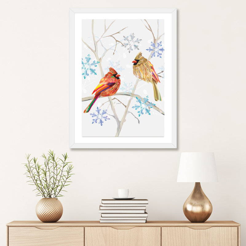 «Serenity in Orange» par Turnowsky - reproduction d'art, H 32 po x l 24 po x P 1 po, Encadré par un papier blanc