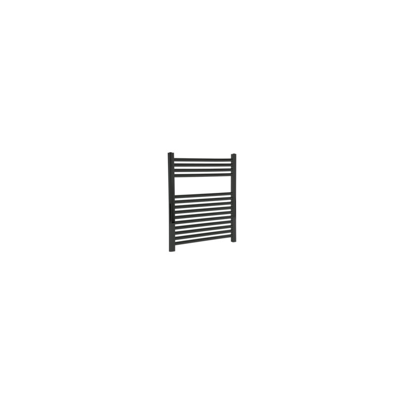 Denby Wall Mount Electric Towel Warmer, Black, 27" H x 23.625" W x 5.19" D