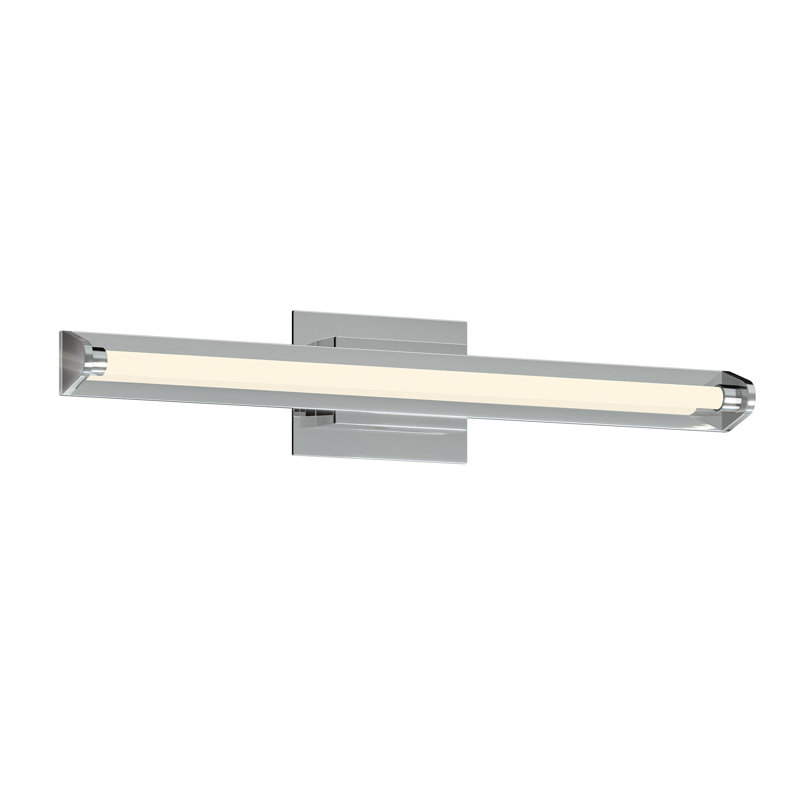 Plymouth 1 - Light LED Bath Bar, Chrome