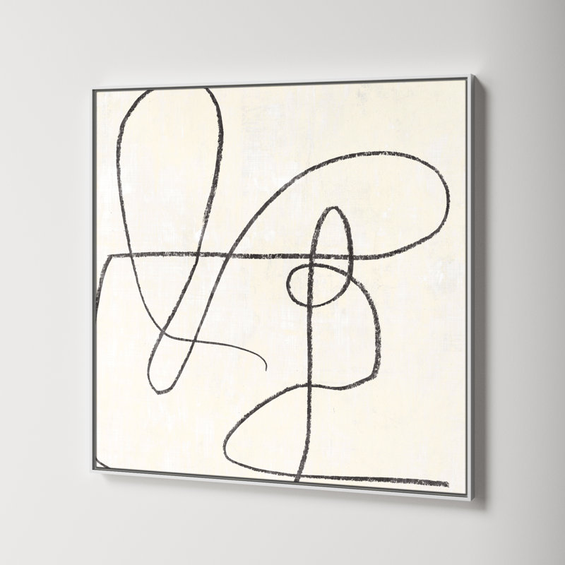 Juxtaposing, 46.5" H x 46.5" W x 2" D, White 