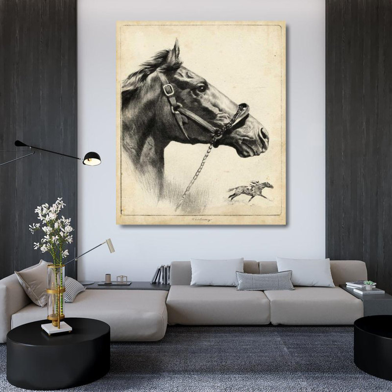Loon Peak Palenske, R.H. Gallery Wrapped Canvas Art Titled: Whirlaway, 42" H x 36" W