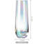 4 Piece 266ml Glass Flute Set