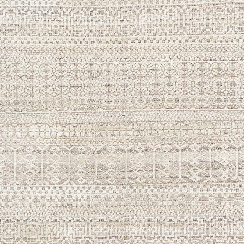Tapis gris anthracite / chameau noué à la main Beedeville Southwestern, Rectangle 4 pi x 6 pi