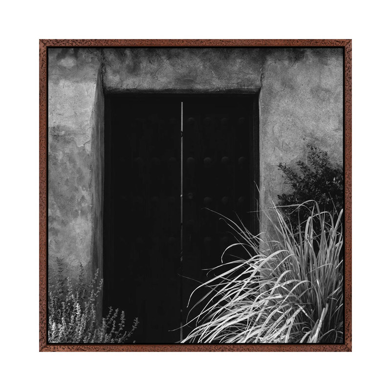 Santa Fe Architecture XII by Bethany Young - Print on Canvas, Classic Brown Wood Framed, 93.98cm H x 93.98cm W x 3.81cm D