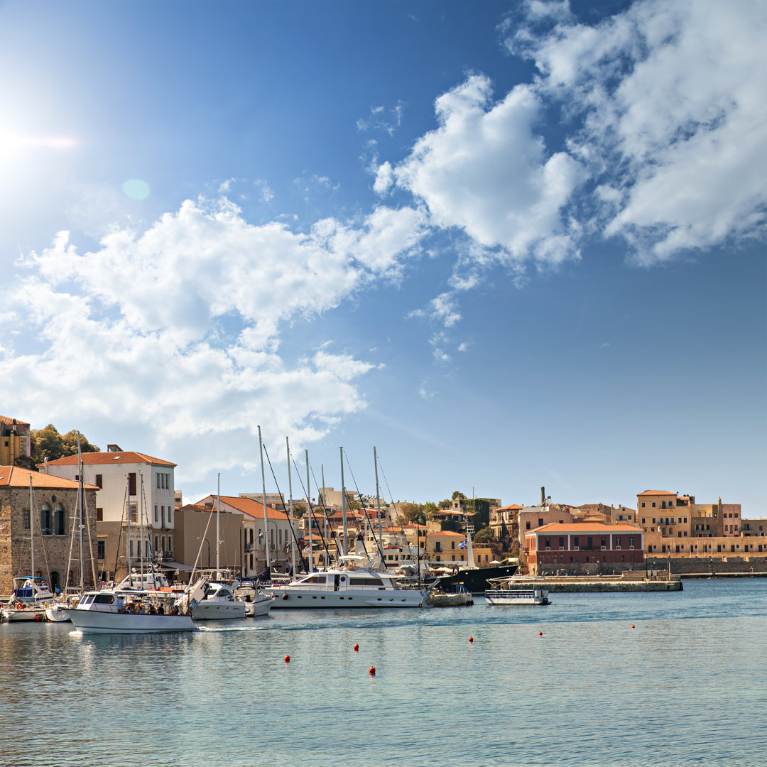 Leinwandbild Chania Town von Feferoni