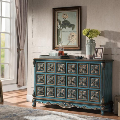 Vintage Large Capacity Entrance Cabinet Accent Chest