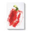 Lone Red Bell Pepper In Abstract - Wrapped Canvas Print-55307952