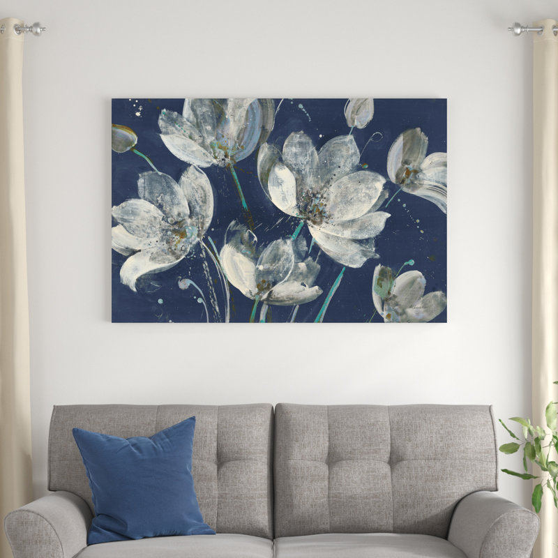 Jardin translucide avec bleu clair, H 48 po x l 32 po x P 1,25 po