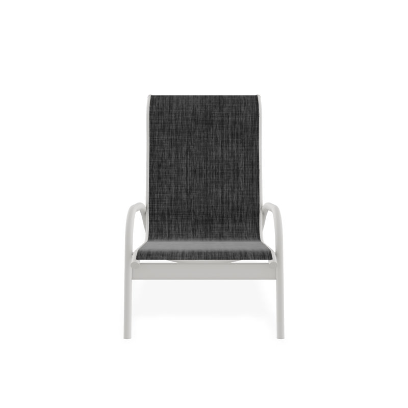 Gardenella Patio Chair, Snow, Augustine Shadow