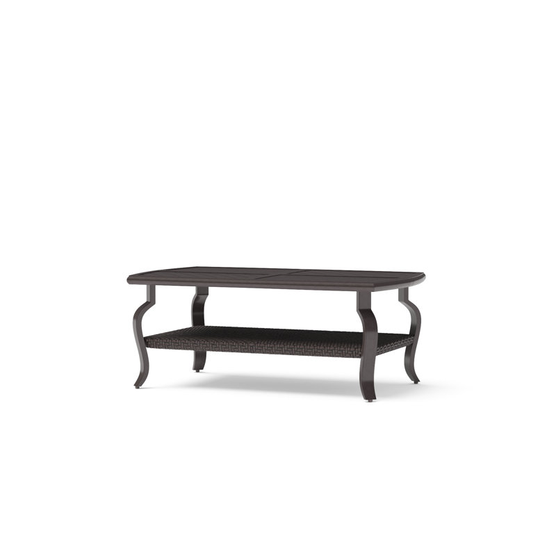 Kechia 2 Piece Sofa Seating Group With Sunbrella Cushion Covers, Centered Ink Stripe Sunbrella®