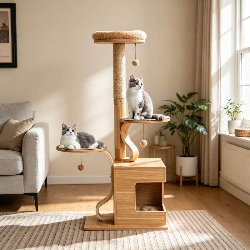 129 cm H Cat Tree / Condo