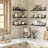 Floating Shelves For Wall - Set Of 6 Wooden Wall Mounted Shelves For Farmhouse Decor, Sturdy Storage Solution For Bedroom, Bathroom, Living Room And Kitchen-1750481992