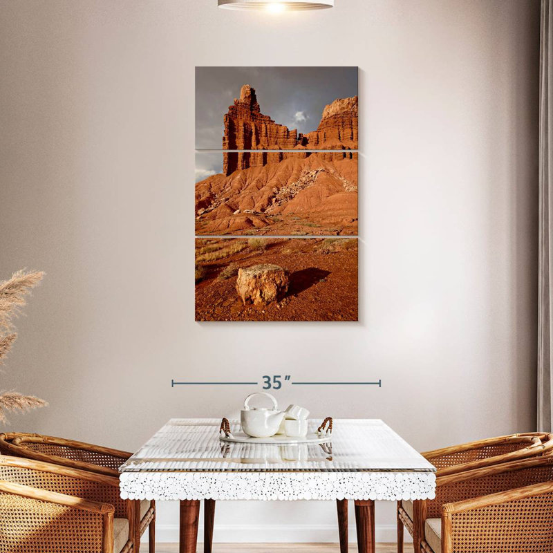Alvord Chimney Rock In Capitol Reef, 45" H x 28" W