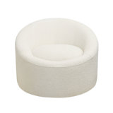 Sienna 33" Wide 100% Polyester Swivel Barrel Chair