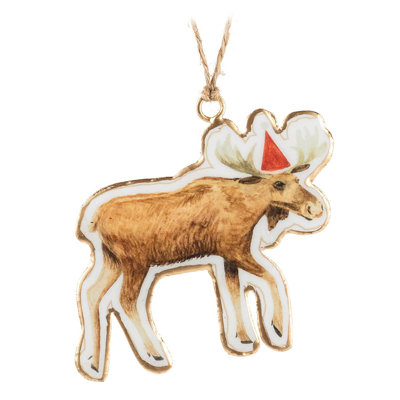 3.5'' Metal Animals Shatterproof Hanging Figurine Ornament