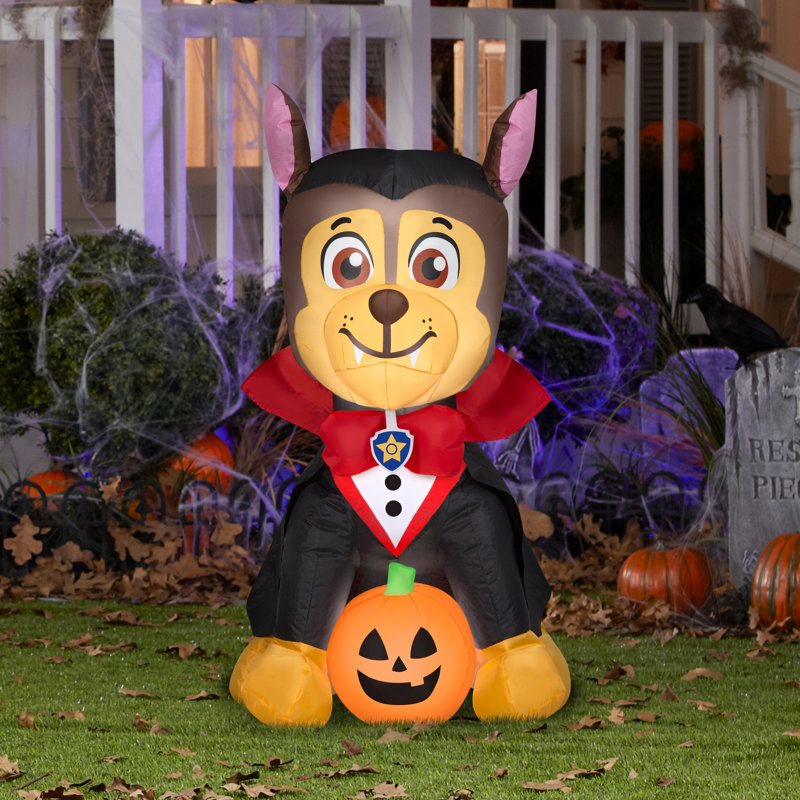 Chase from Paw Patrol Character Halloween Inflatable