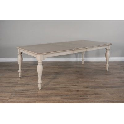 Curran Extendable Solid Wood Base Dining Table