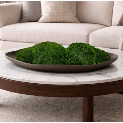 DIY Preserved Pole Bun Pillow Cushion Moss